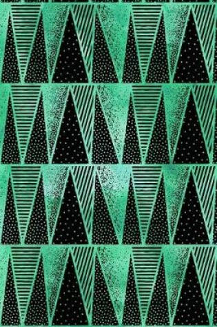 Cover of Bullet Journal Notebook Abstract Triangles Pattern 7