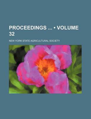 Book cover for Proceedings (Volume 32)