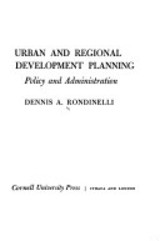 Cover of Urban and Regional Development Planning