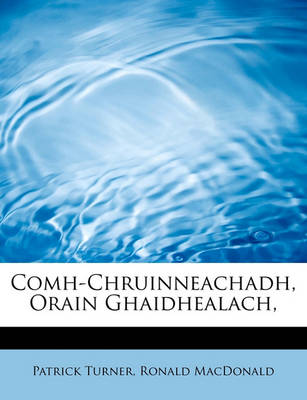 Book cover for Comh-Chruinneachadh, Orain Ghaidhealach,