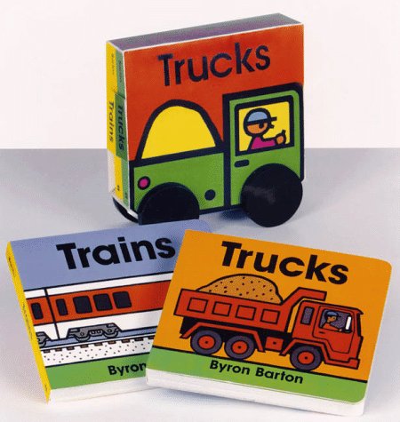 Book cover for Trucks and Trains Board Book Set