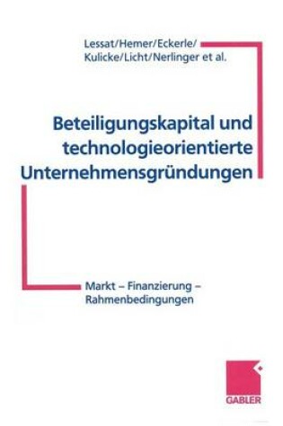 Cover of Beteiligungskapital und technologieorientierte Unternehmensgründungen