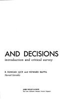 Book cover for Games and Decisions