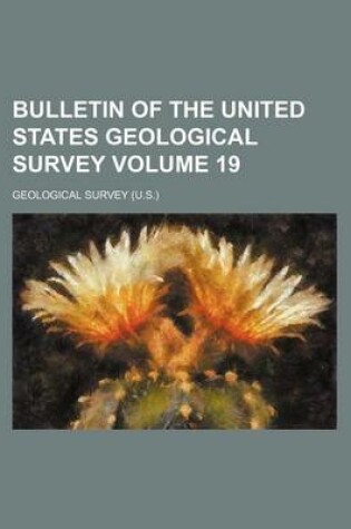 Cover of Bulletin of the United States Geological Survey Volume 19