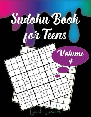 Book cover for Sudoku Book For Teens Volume 4
