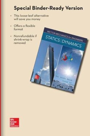 Cover of Loose Leaf for Vector Mechanics for Engineers: Statics and Dynamics