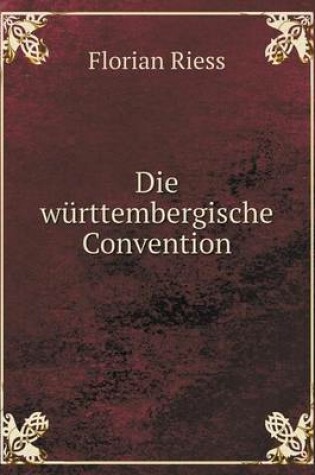 Cover of Die württembergische Convention