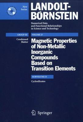 Cover of Cyclosilicates