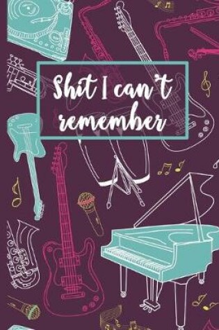 Cover of Shit I can't remember