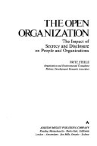 Cover of The Open Organization