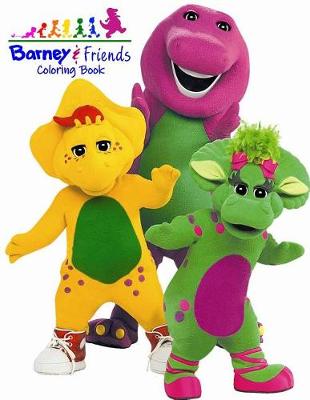 Book cover for Barney and Friends Coloring Book