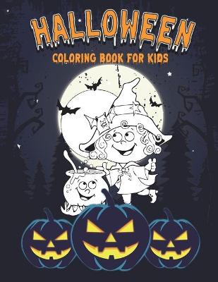 Cover of Halloween coloring Book for KIDS
