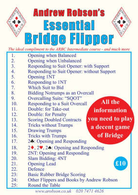 Book cover for Andrew Robson's Essential Bridge Flipper