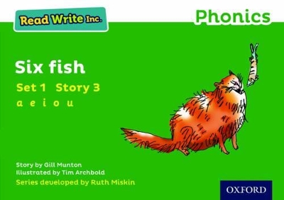 Book cover for Read Write Inc. Phonics: Six Fish (Green Set 1 Storybook 3)