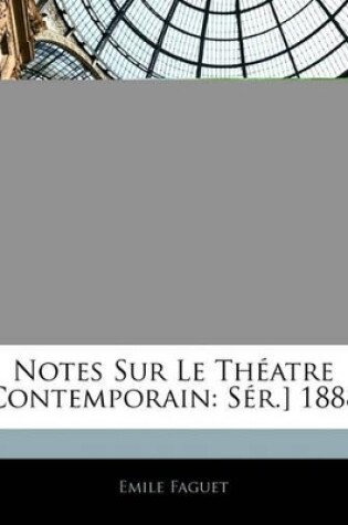 Cover of Notes Sur Le Théatre Contemporain