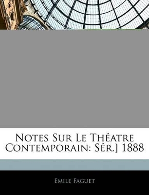 Book cover for Notes Sur Le Théatre Contemporain