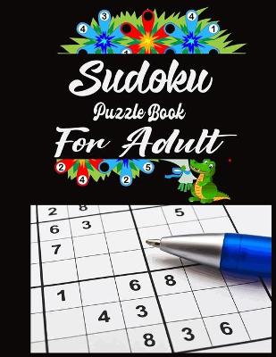 Book cover for Sudoku puzzle books for adult