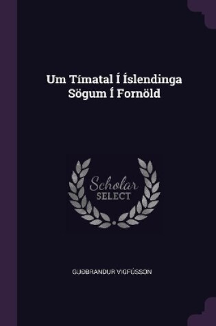 Cover of Um T�matal � �slendinga S�gum � Forn�ld