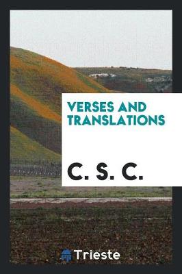 Book cover for Verses and Translations