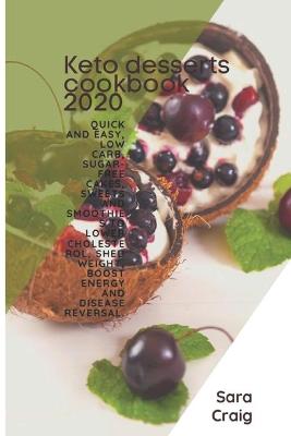 Book cover for Keto desserts cookbook 2020