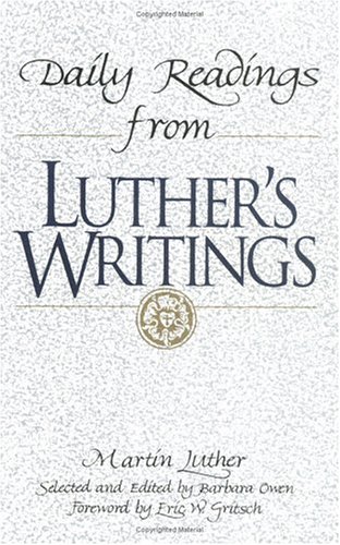 Book cover for Daily Readings from Luther's Writings