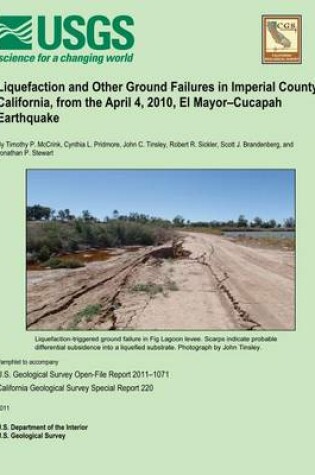 Cover of Liquefaction and Other Ground Failures in Imperial Country California, from the April 4, 2010, El Mayor-Cucapah Earthquake