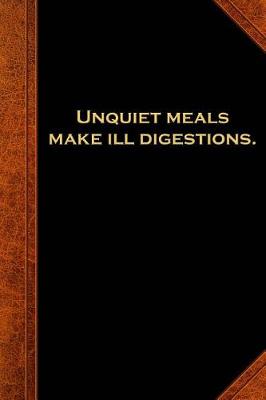 Cover of 2019 Daily Planner Shakespeare Quote Unquiet Meals Make Ill Digestions 384 Pages