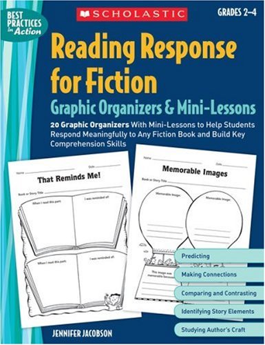 Cover of Reading Response for Fiction Graphic Organizers & Mini-Lessons: Grades 2-4