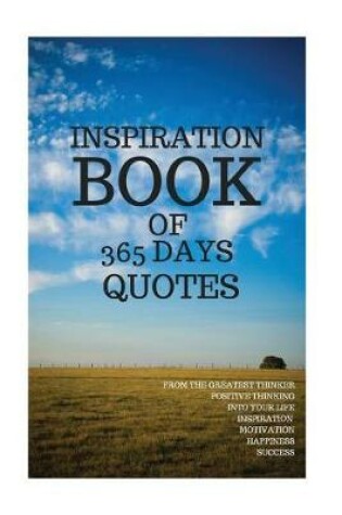 Cover of Inspiration Book Of 365 Days Quotes