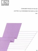 Book cover for Consumer Prices in the EEC 1991