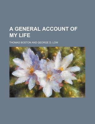 Book cover for A General Account of My Life
