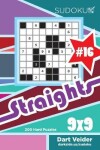 Book cover for Sudoku Straights - 200 Hard Puzzles 9x9 (Volume 16)