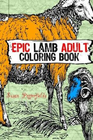 Cover of Epic Lamb Adult Coloring Book
