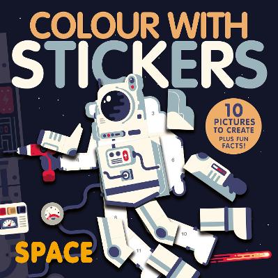 Cover of Colour With Stickers: Space