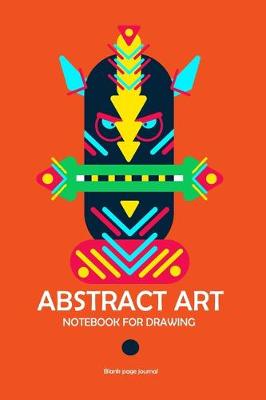 Book cover for Abstract art notebook for drawing