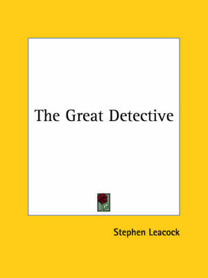 Book cover for The Great Detective