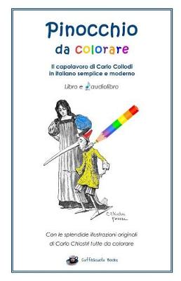 Book cover for Pinocchio da colorare - Libro e audiolibro