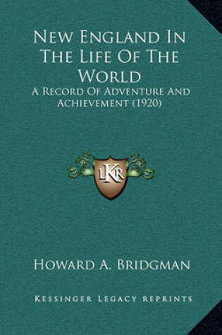 Cover of New England in the Life of the World