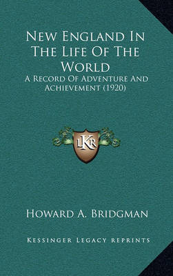 Book cover for New England in the Life of the World