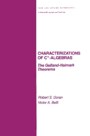 Cover of Characterizations of C* Algebras