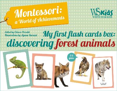 Cover of My First Flash Cards Box: Discovering Forest Animals - Montessori World of Achievements