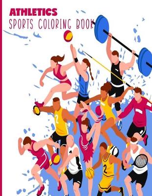 Book cover for Athletics Sports Coloring Book