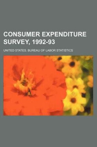 Cover of Consumer Expenditure Survey, 1992-93