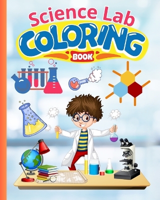 Book cover for Science Lab Coloring Book