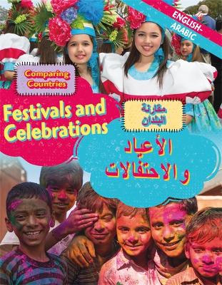 Book cover for Dual Language Learners: Comparing Countries: Festivals and Celebrations (English/Arabic)