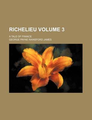 Book cover for Richelieu Volume 3; A Tale of France