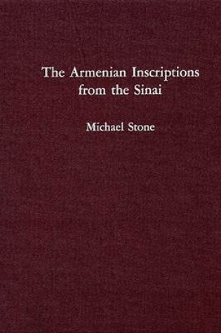 Cover of The Armenian Inscriptions from the Sinai