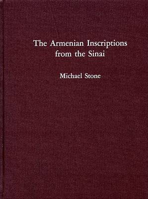 Book cover for The Armenian Inscriptions from the Sinai