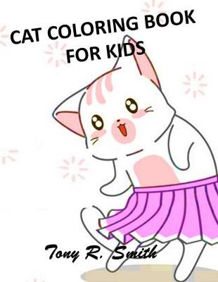 Book cover for Cat Coloring Book for kids