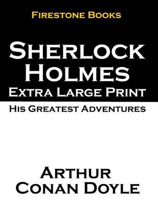 Book cover for Sherlock Holmes Extra Large Print